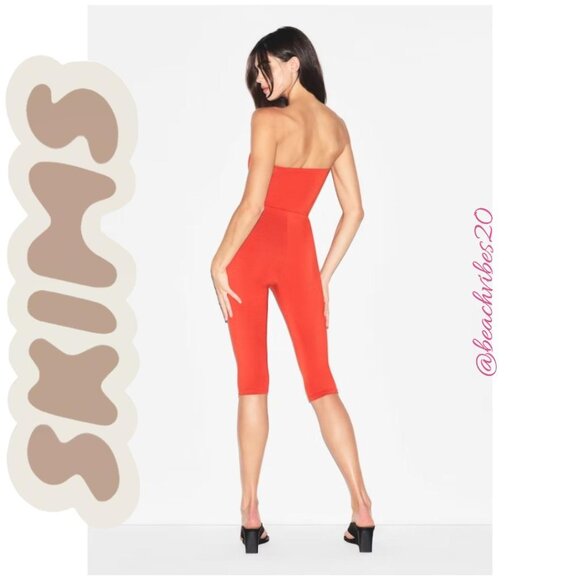 SKIMS Smooth Layers Hight-Waisted Capri/ Smooth Lounge Capri Terra M NWT O-409 - Picture 3 of 5